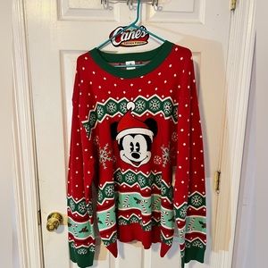 Shop Disney Mickey Mouse Christmas Sweater BNWT